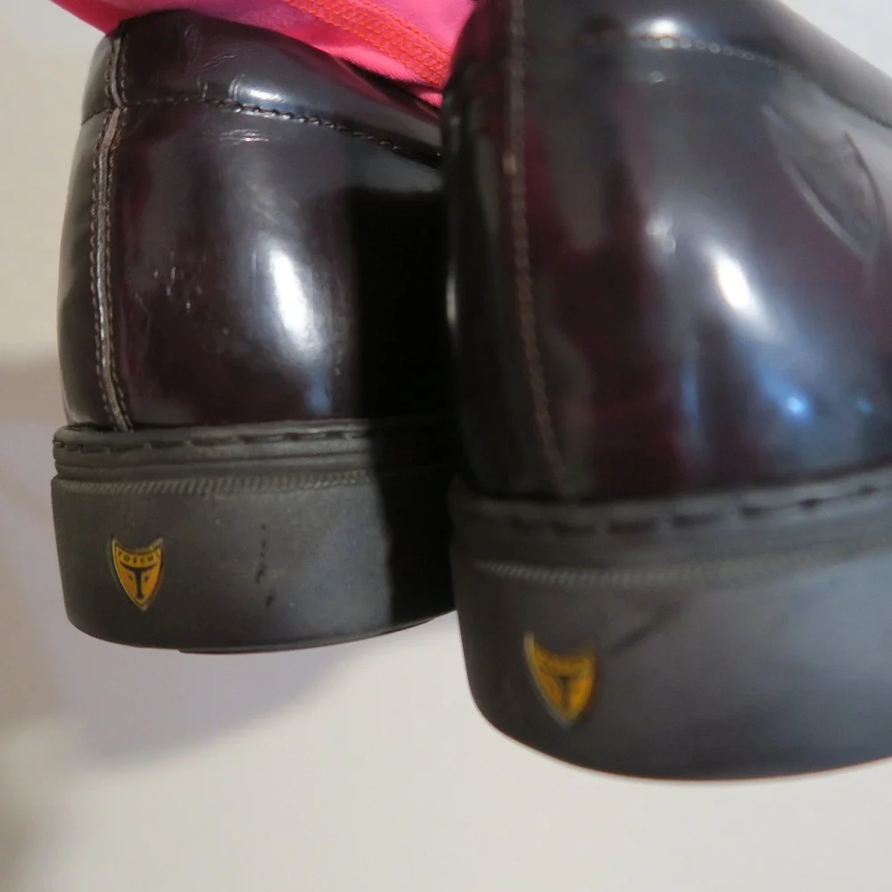 Michael Toschi leather burgundy